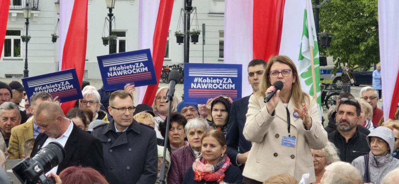 Karol Nawrocki w Płocku 