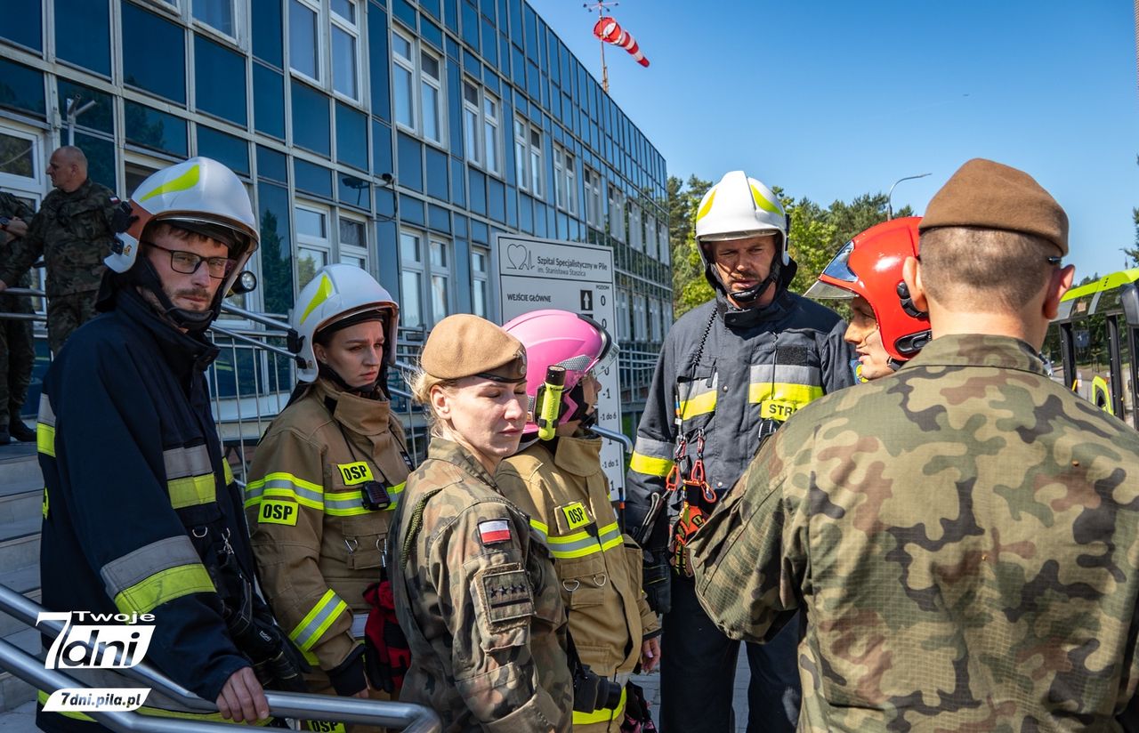 Ewakuacja Szpitala w Pile, szpital, piła, ewakuacja