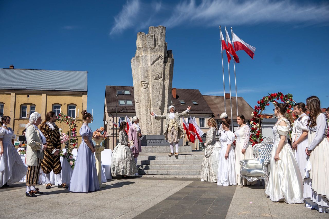 Ogrody Konstytucji - widowisko w Sępólnie Krajeńskim