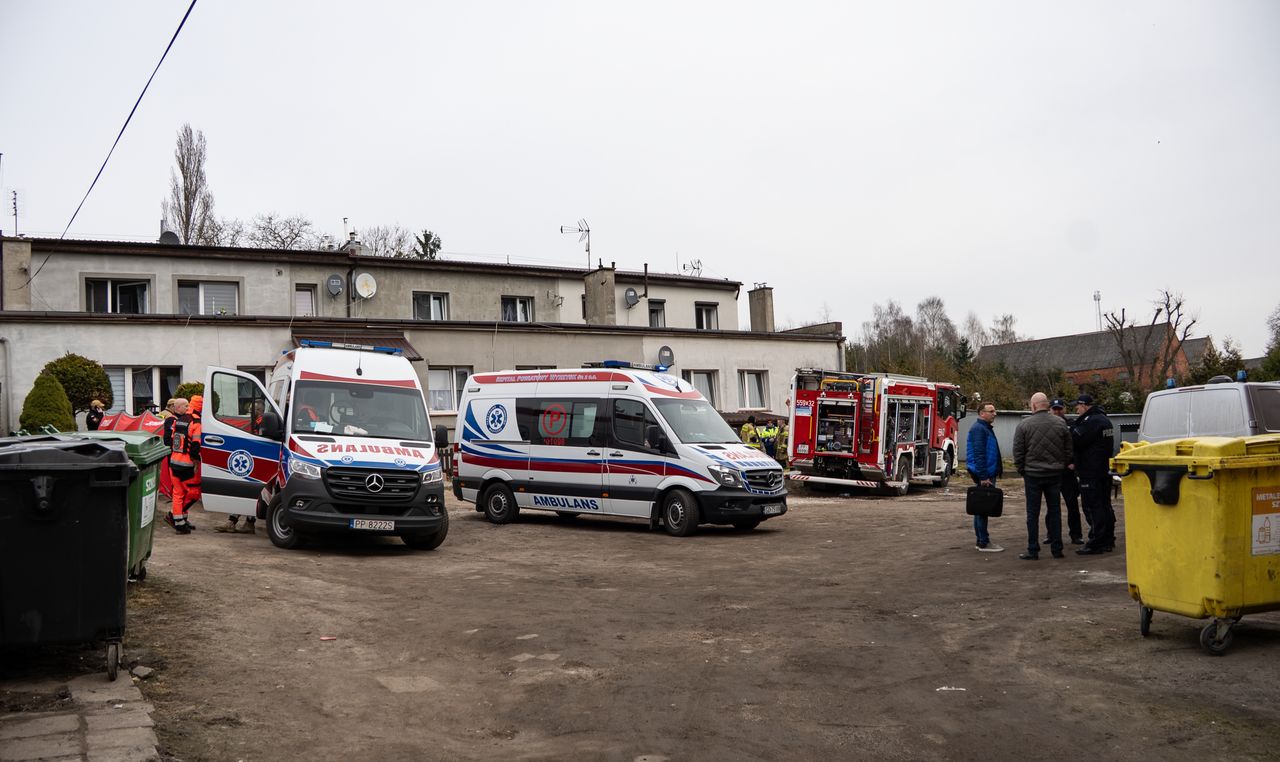 Tragiczny pożar w Wysokiej. Nie żyje dwoje dzieci.