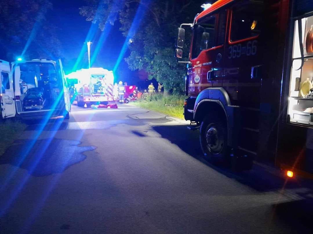 Tragiczny wypadek w nocy 