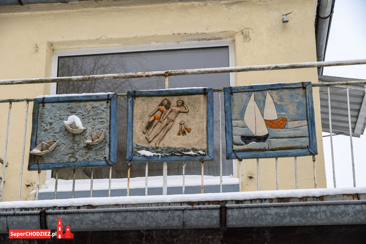 Chodzież, zima, śnieg