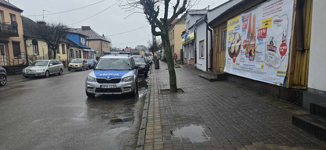 Pożar domu w Drobinie 