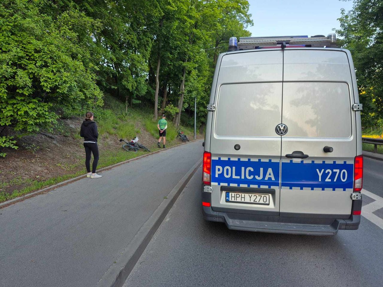 Zderzenie rowerzystów