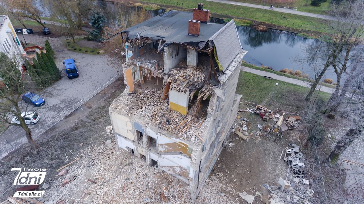 Piła, kamienice, wyburzanie