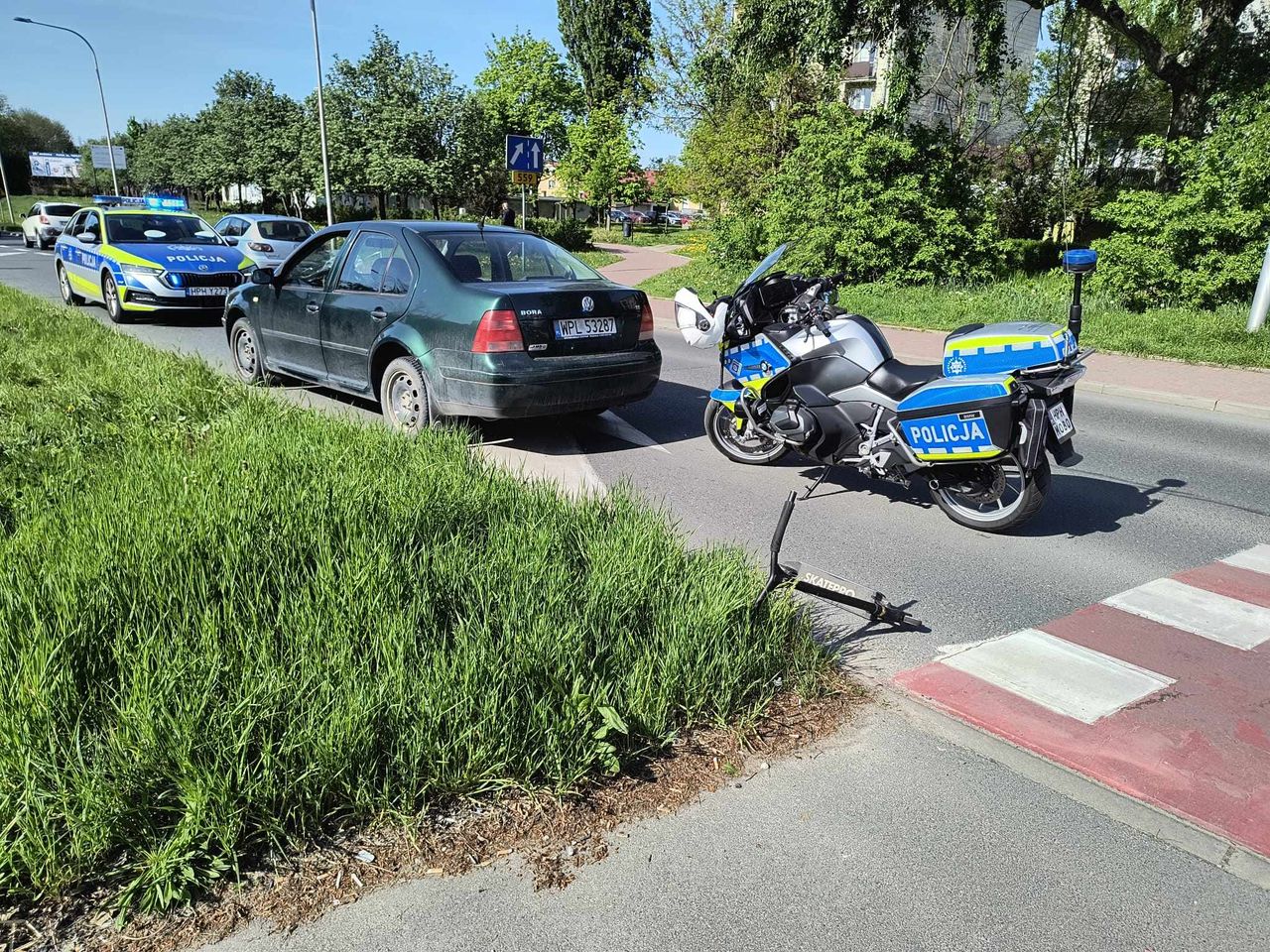 Potrącenie 15-latka na hulajnodze