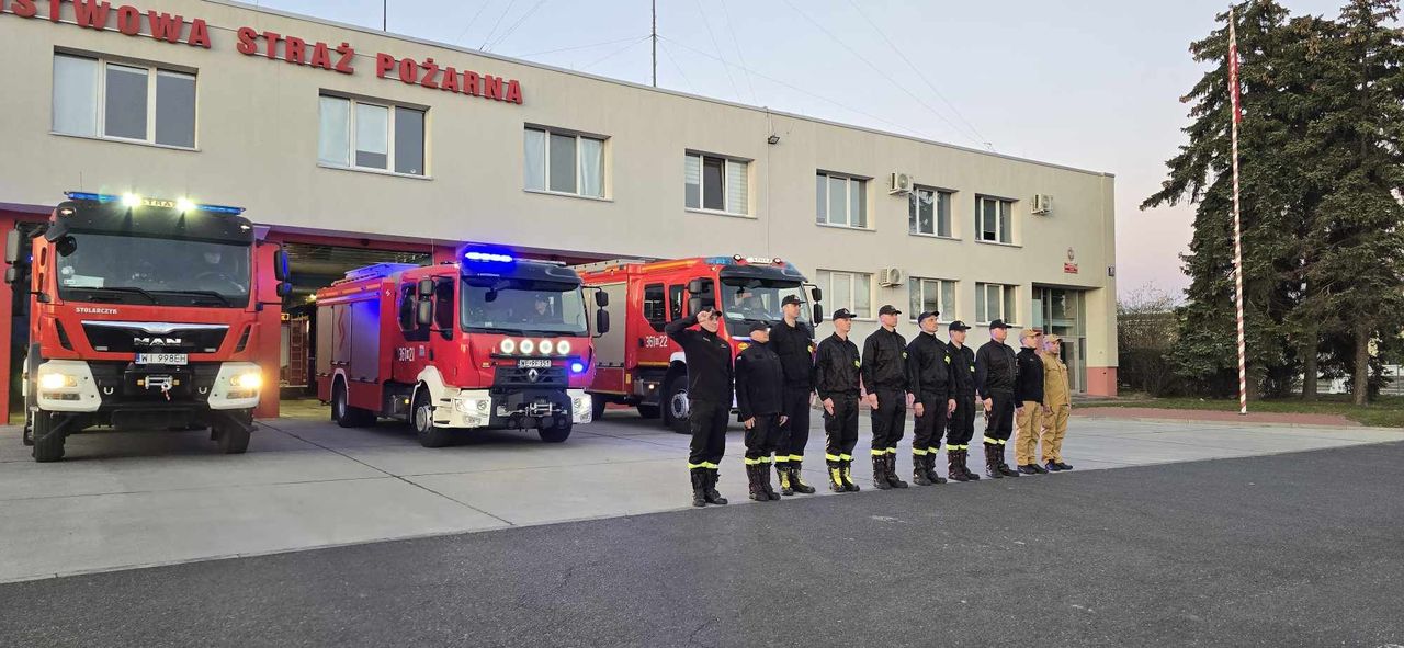 Strażacy z Płocka oddali hołd