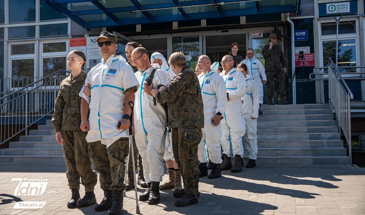 Ewakuacja Szpitala w Pile, szpital, piła, ewakuacja