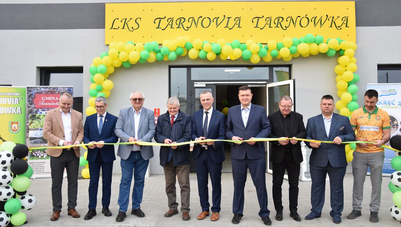 Otwarcie kompleksu na stadionie sportowym w Tarnówce