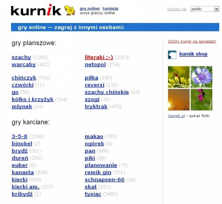 Kurnik.pl - najciekawsze gry i historia jednego z najpopularniejszych  serwisów w Polsce