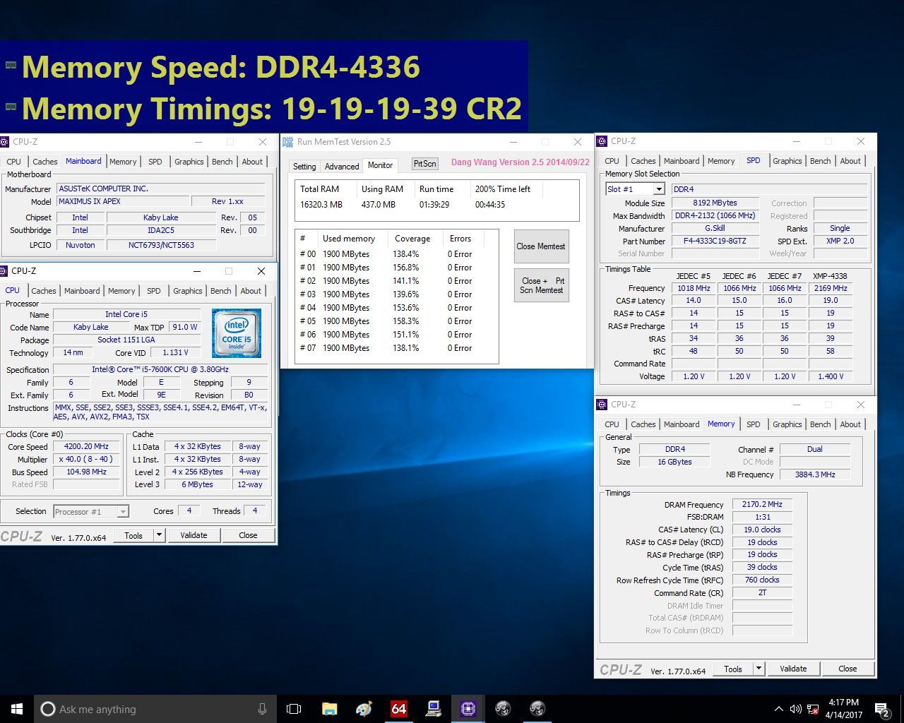 G.Skill Trident Z - pamieci DDR4 4333 MHz