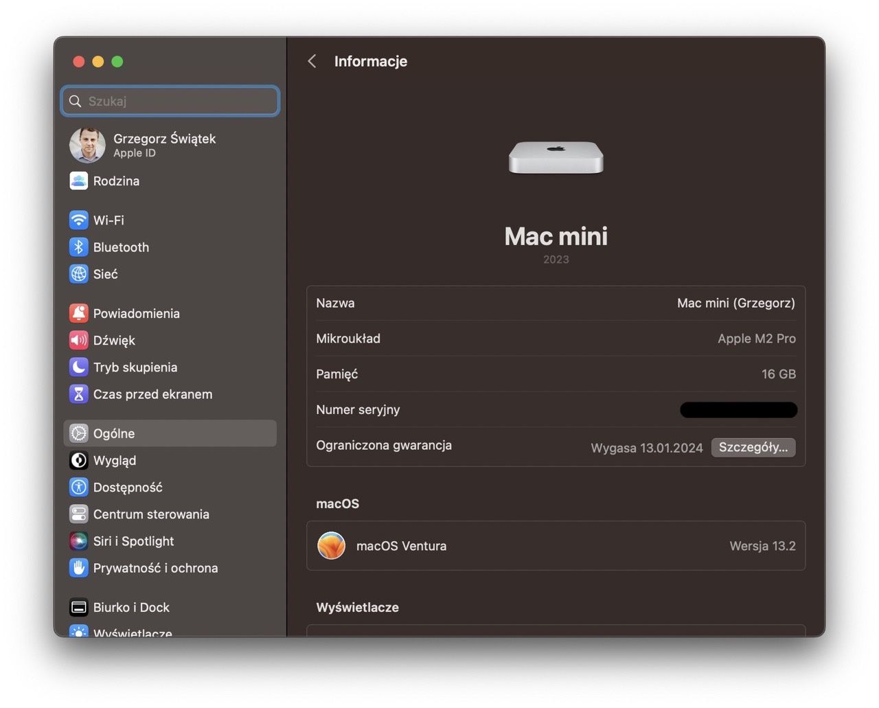 Mac mini m2 pro specyfikacja