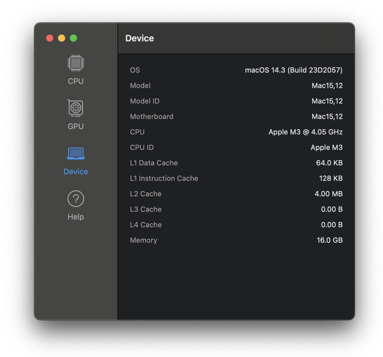 MacBook Air m3 specyfikacja