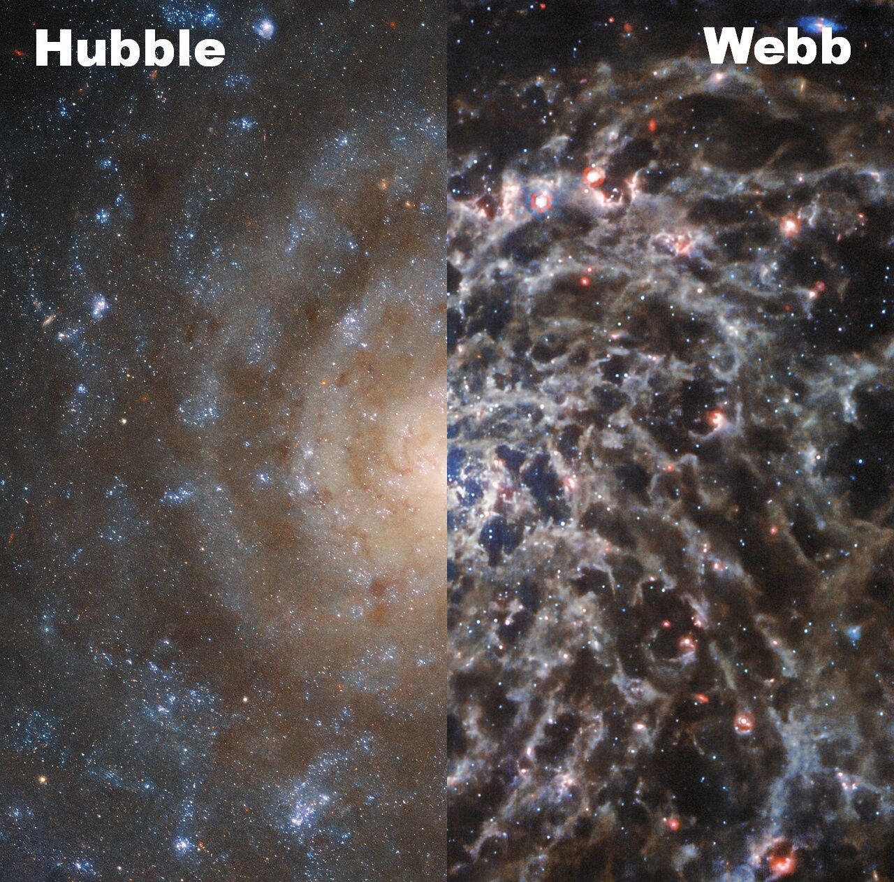 Hubble i Webb