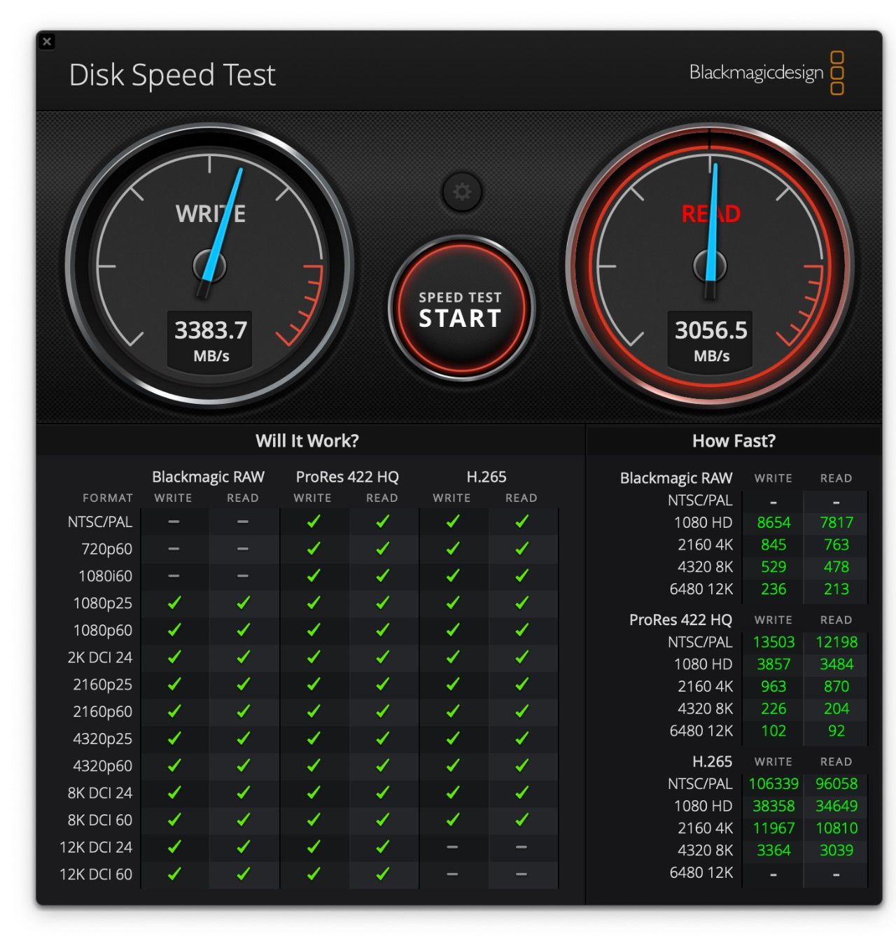 Blacmagic Disc Write/ Blackmagic Disc Read