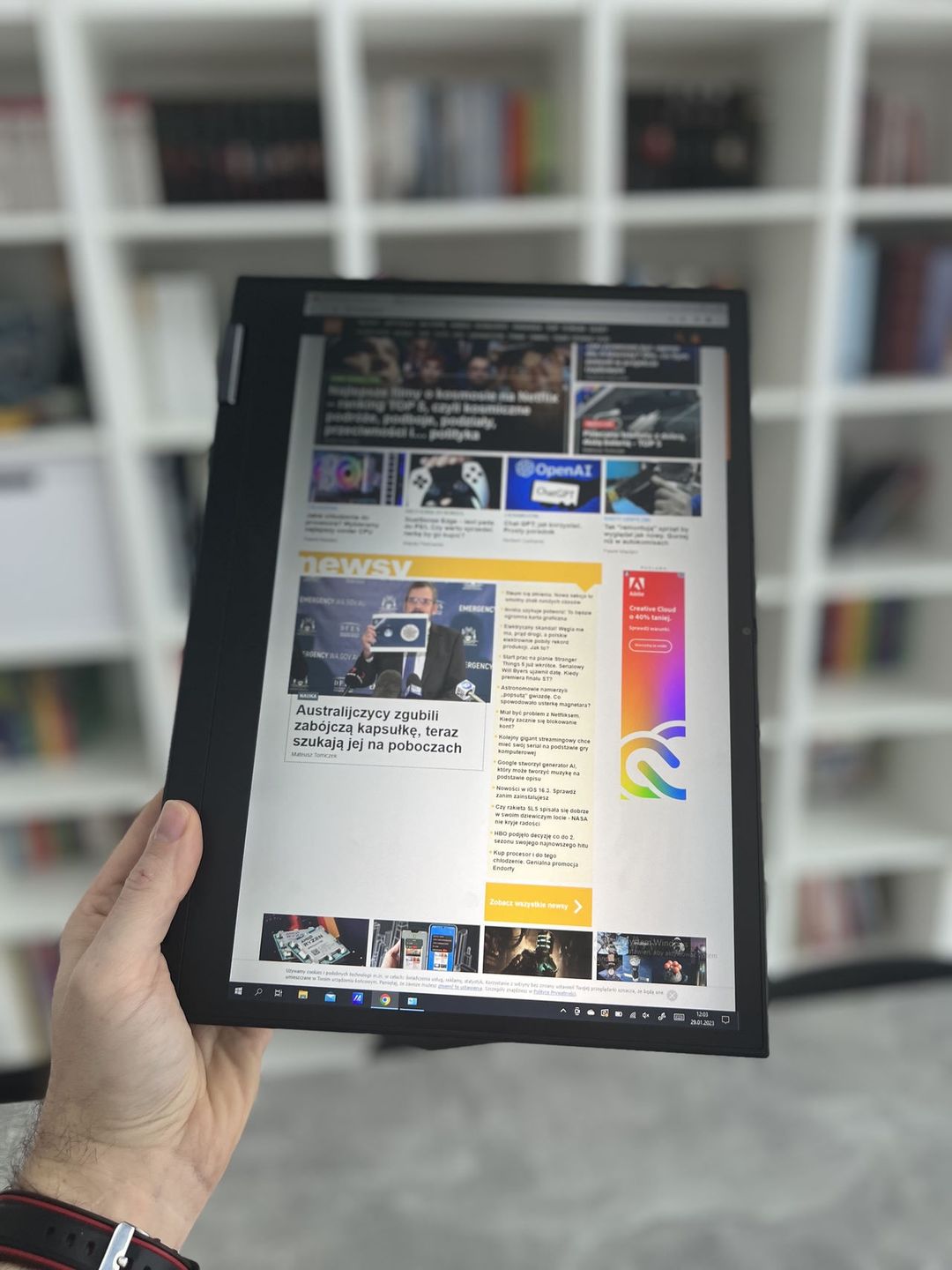 ASUS ExpertBook B7 Flip - tryb tabletu
