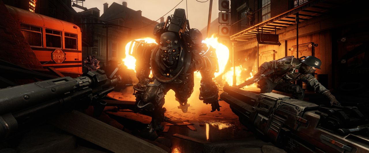 Wolfenstein II: The New Colossus - nazistowskie maszyny