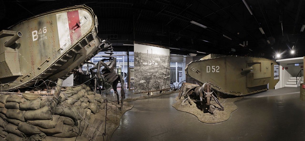 Spotkanie z Wargaming w muzeum w Bovington - wystawa