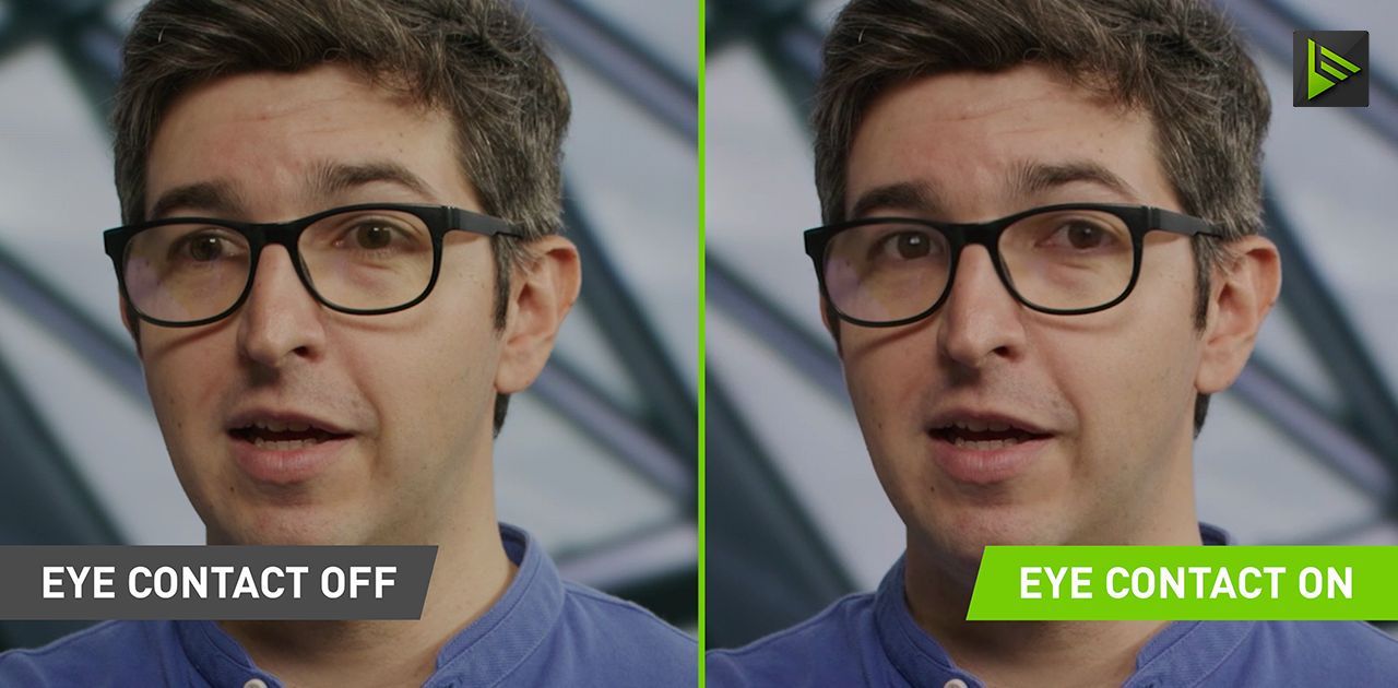 Nvidia Broadcast - Eye Contact