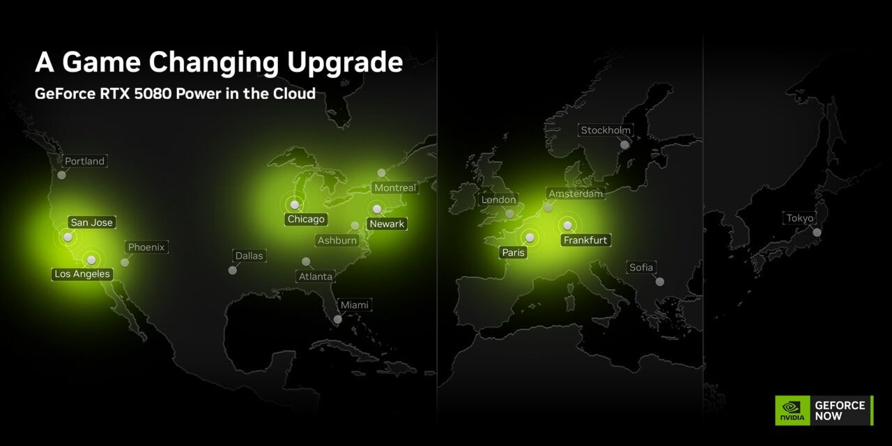 Geforce NOW - mapa