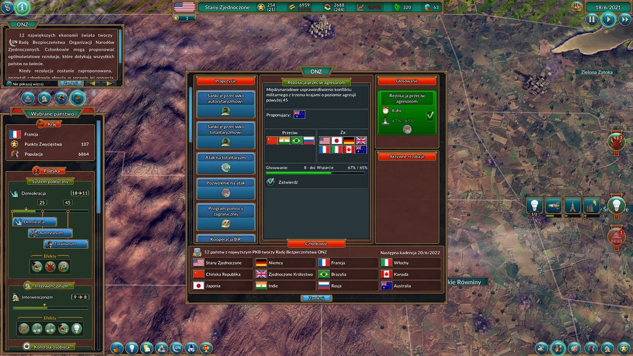 Realpolitiks - rezolucja ONZ