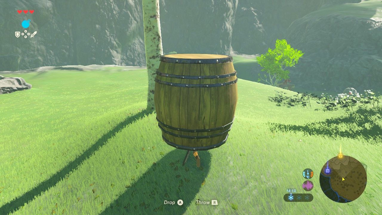 Legend of Zelda: Breath of the Wild - beczka