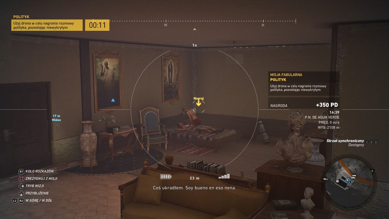 Ghost Recon: Wildlands - filmowanie z drona dobrej zabawy