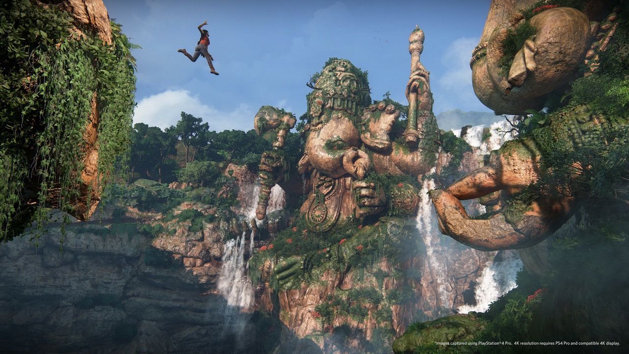 Uncharted: Zaginione Dziedzictwo - wspinanie się i skoki