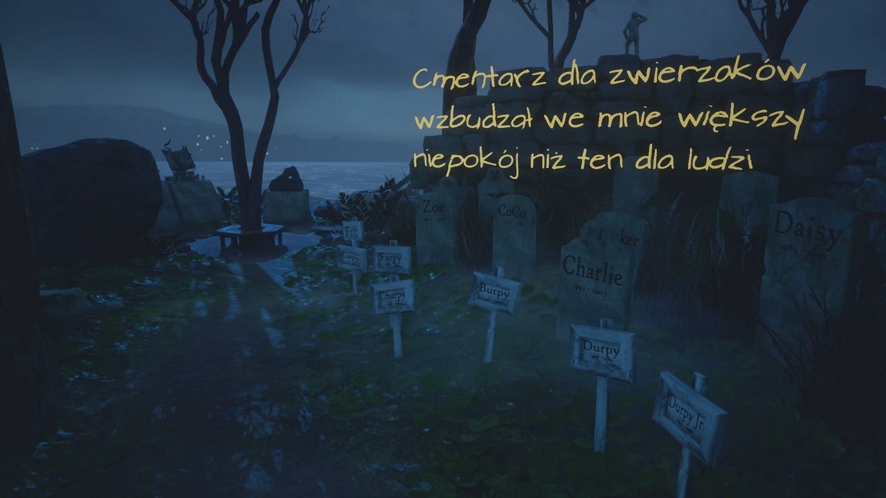 What Remains of Edith Finch - cmentarz zwierzaków