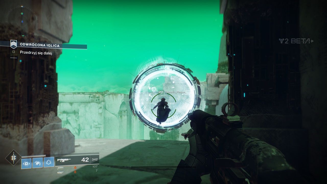 Destiny 2 - skoki przez tunele