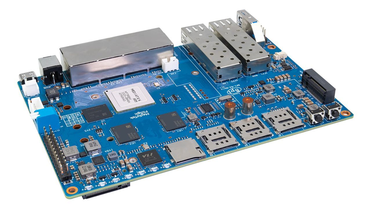 Banana Pi BPI-R4 (tył)