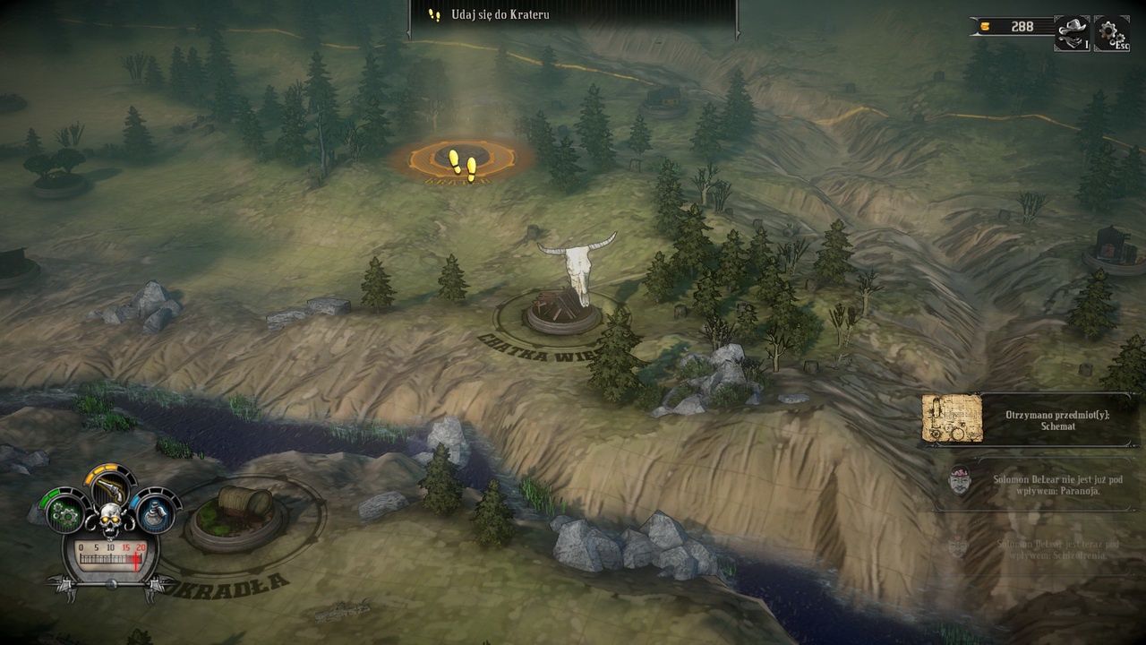 Hard West - mapa świata