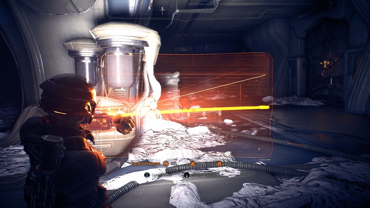 Mass Effect Andromeda - skanowanie