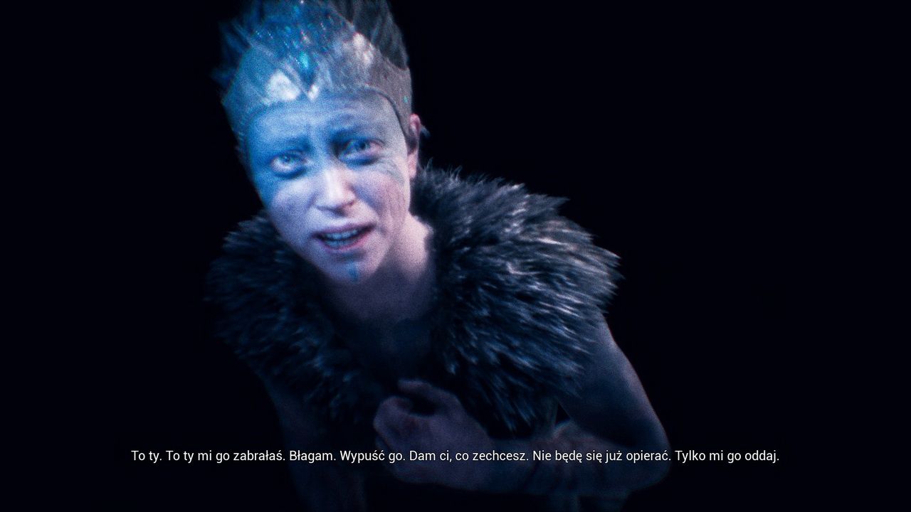 Hellblade: Senua’s Sacrifice - lamentująca Senua
