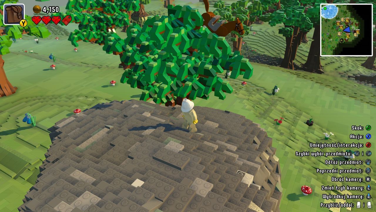 LEGO Worlds - koń na drzewie