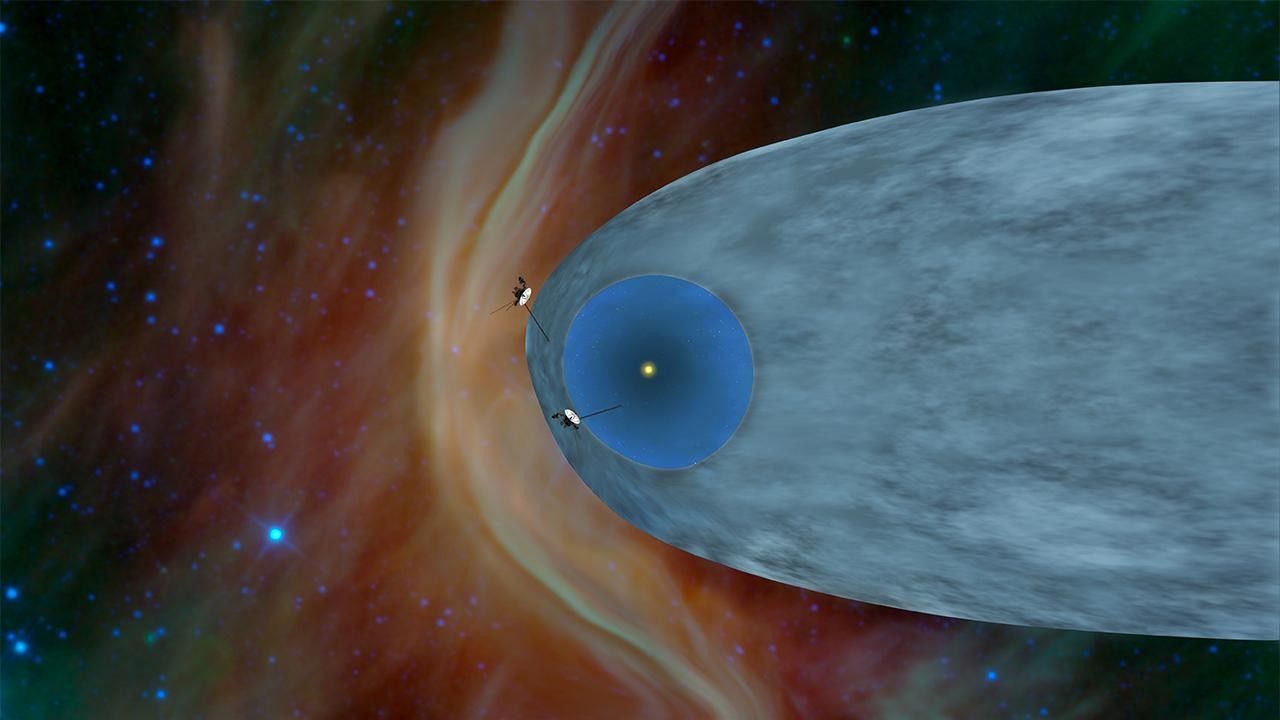 Voyager 1 w przestrzeni kosmicznej
