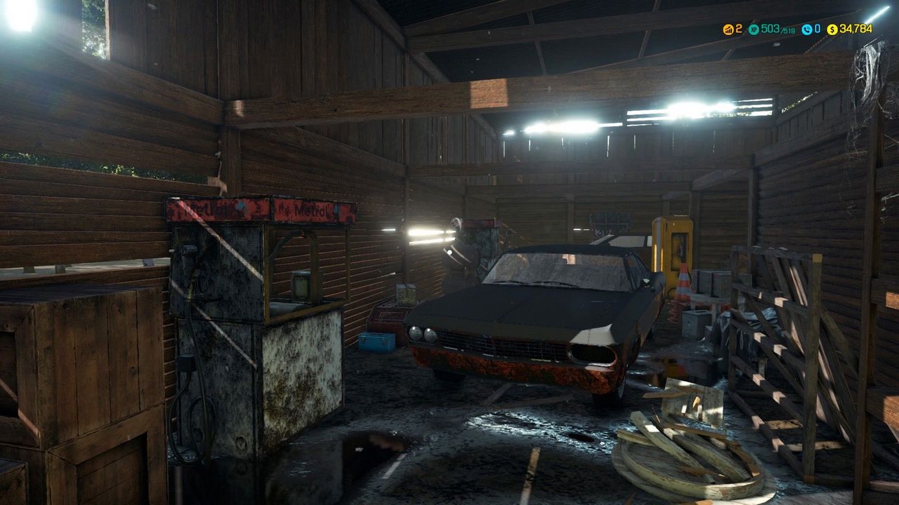 Car Mechanic Simulator 2018 - szopa z rdzewiejącym wrakiem