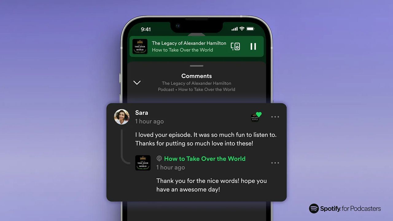 Spotify comment