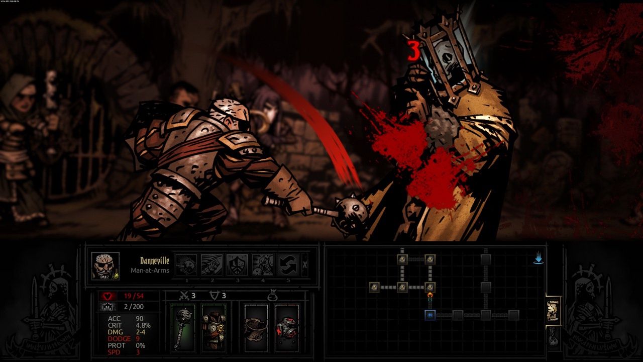 Darkest Dungeon - likwidacja potworów