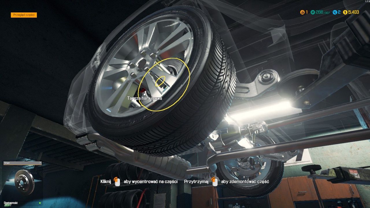 Car Mechanic Simulator 2018 - tarcza hamulcowa