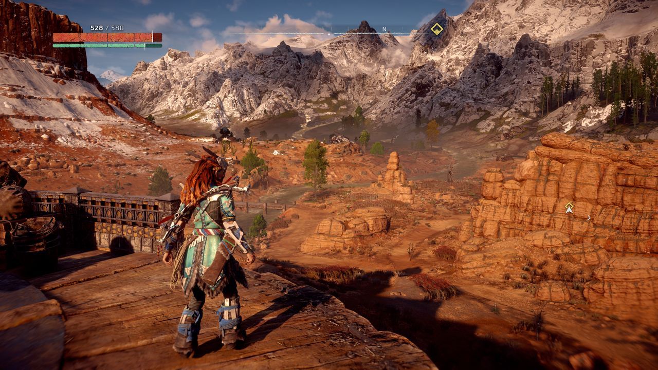 Playstation 4 Pro - szachownicowe 4K w Horizon Zero Dawn