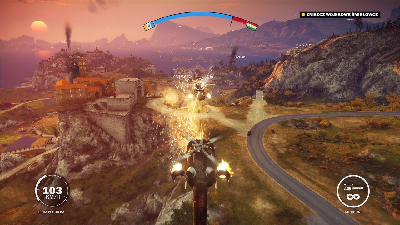 Just Cause 3 - strzelanie do wszystkiego co się rusza