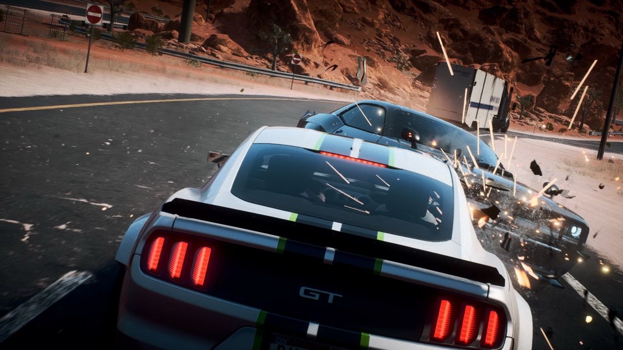 Need for Speed: Payback - zderzenie czołowe
