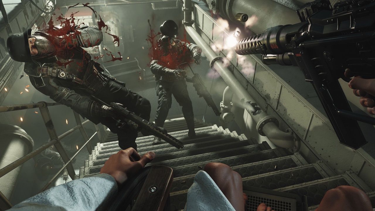 Wolfenstein II: The New Colossus - walka na wózku inwalidzkim