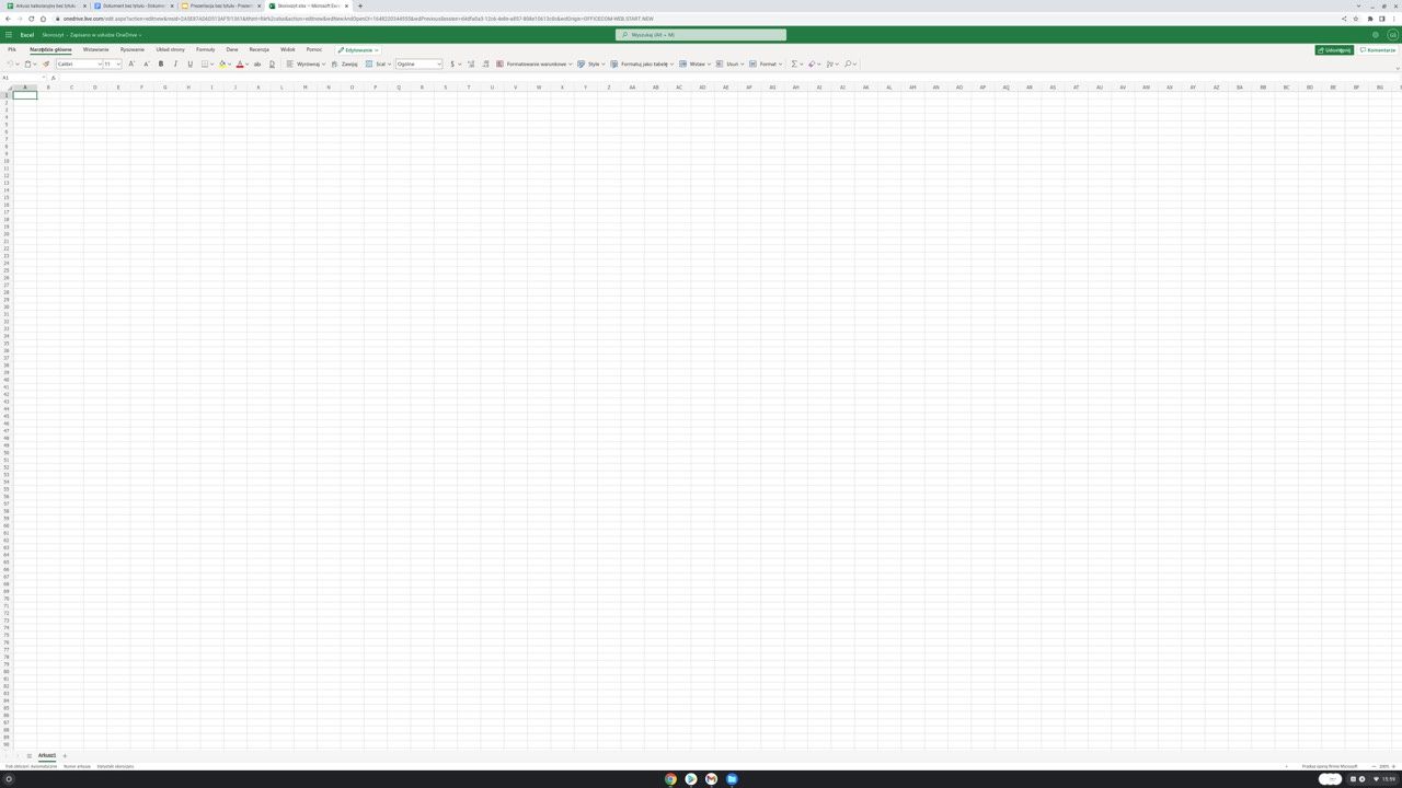 chrome os excel