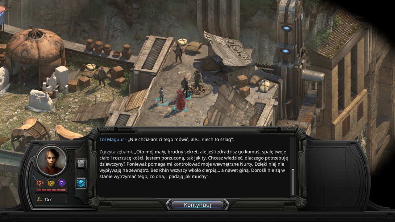 Torment: Tides of Numenera - tekstowe dialogi