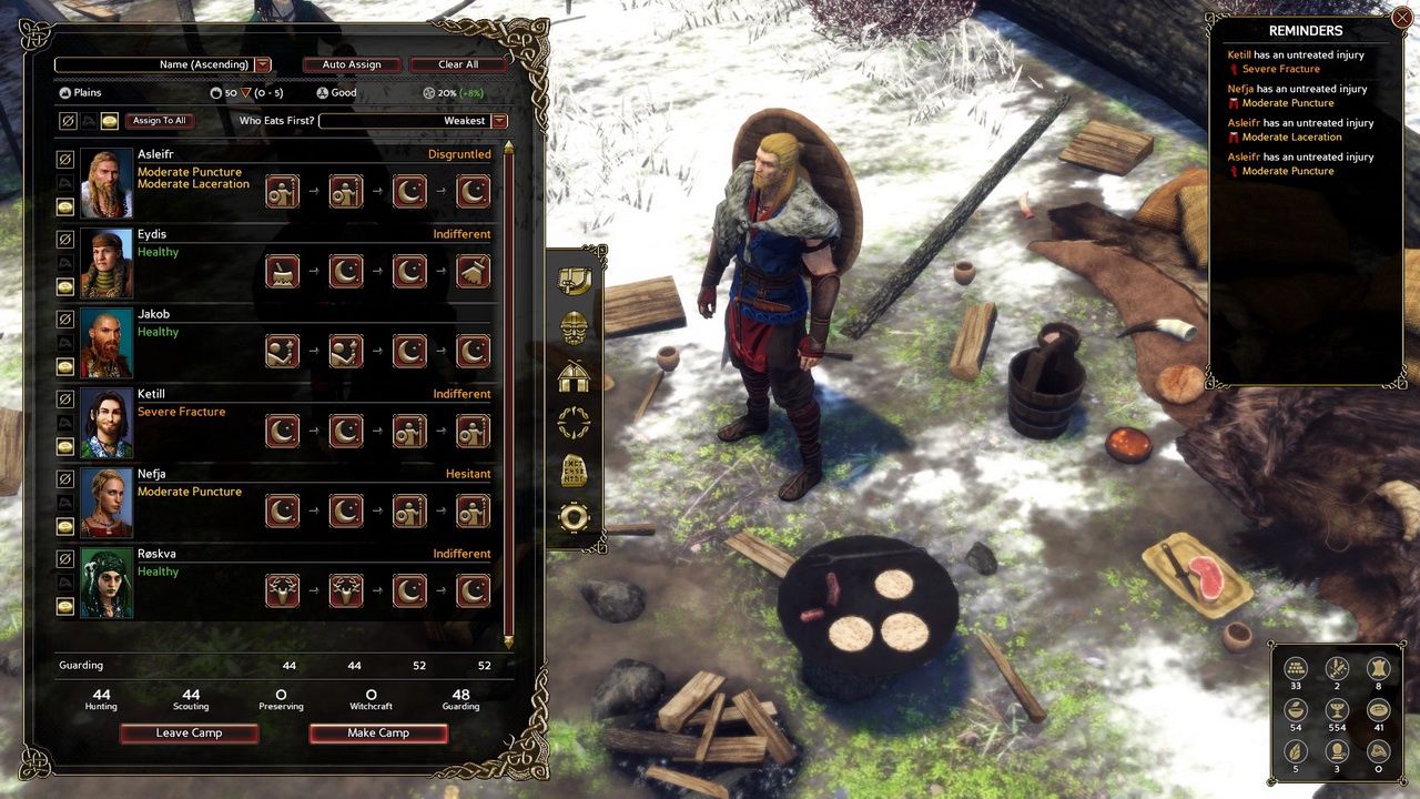 Expeditions: Viking – określanie roli wojaków