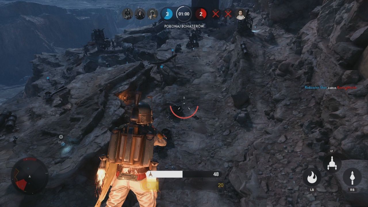 Star Wars Battlefront - atak z powietrza Boba Fetta