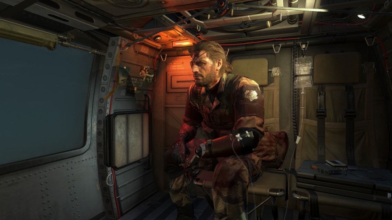 Metal Gear Solid V: Phantom Pain lecę sobie helikopterem