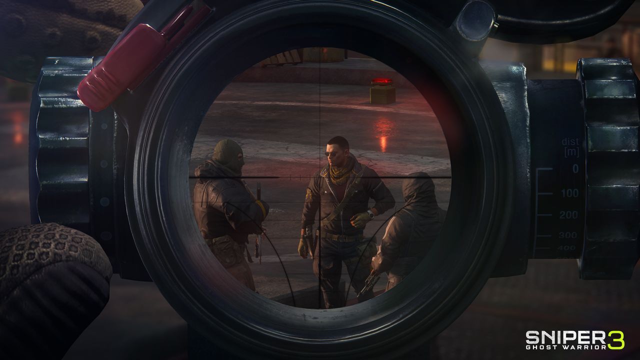 Sniper: Ghost Warrior 3 - celowanie przez lunetę